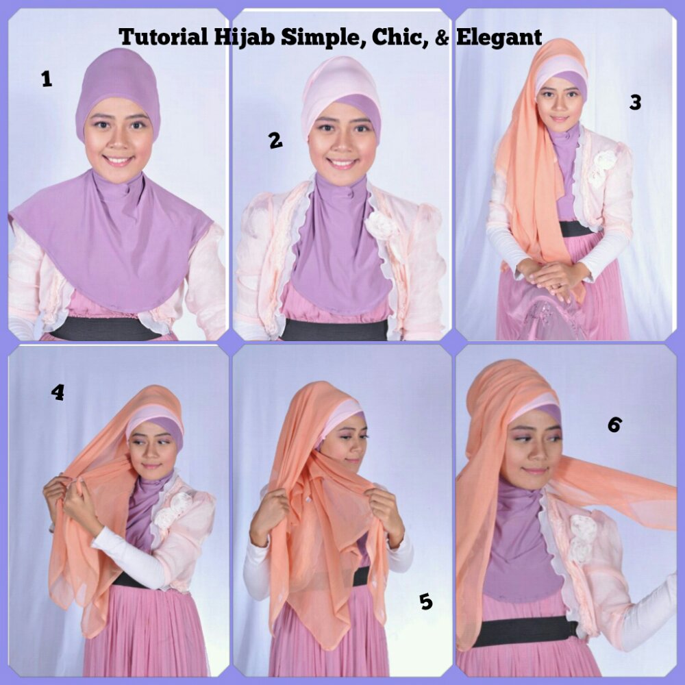 Hijabers Tutorial Sakinah Hijab Tutorial Simple Chic Elegant